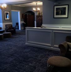 Teppegulv hos Dr. Holms Hotell på Geilo